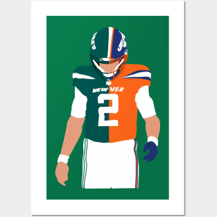 Zach wilson trade - New york jets & denver broncos Posters and Art